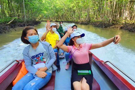 Explore Mangrove Forest – Can Gio Monkey Island by  Boat & Trekking