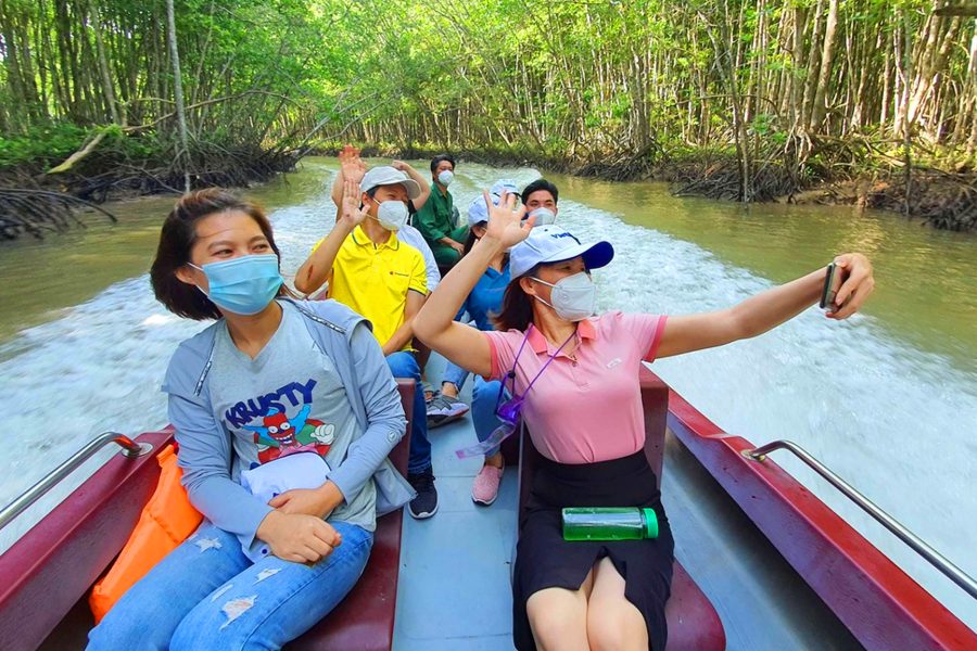 Explore Mangrove Forest – Can Gio Monkey Island by Boat & Trekking