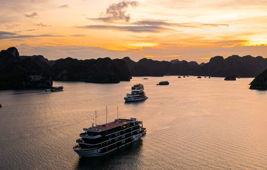 Ha Long Cruise 5 Stars 2 Days 1 Night From Hanoi