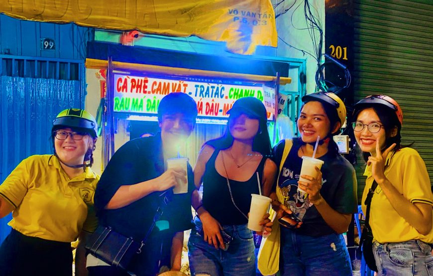 Saigon Sightseeing & Food By Night  (Private Tour – Motorbike)