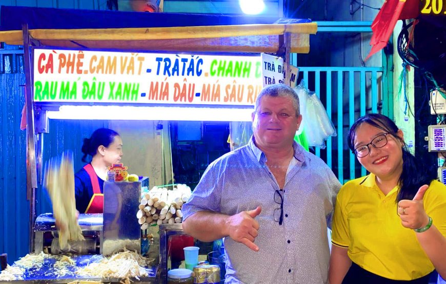 Saigon Sightseeing & Food By Night  (Private Tour – Motorbike)