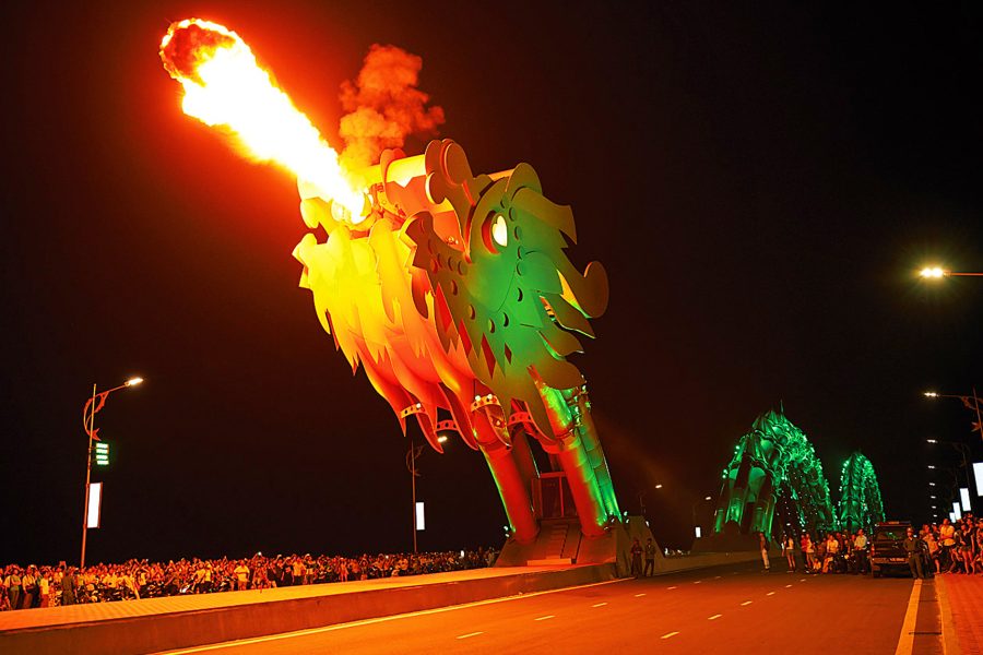From Hoi An – Marble Mountains – Monkey Mountain – Am Phu Cave – Da Nang By Night & Han River Cruise