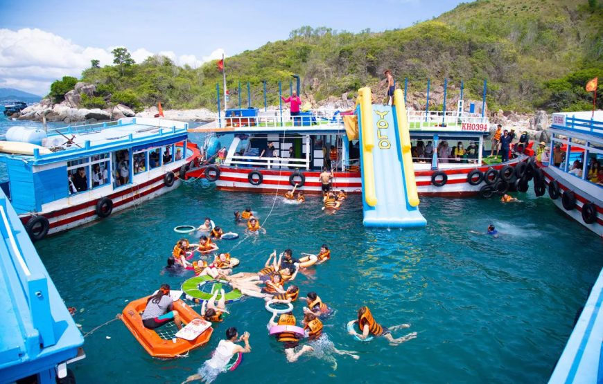 Nha Trang Floating Bar Boat Party Island Hopping Tour