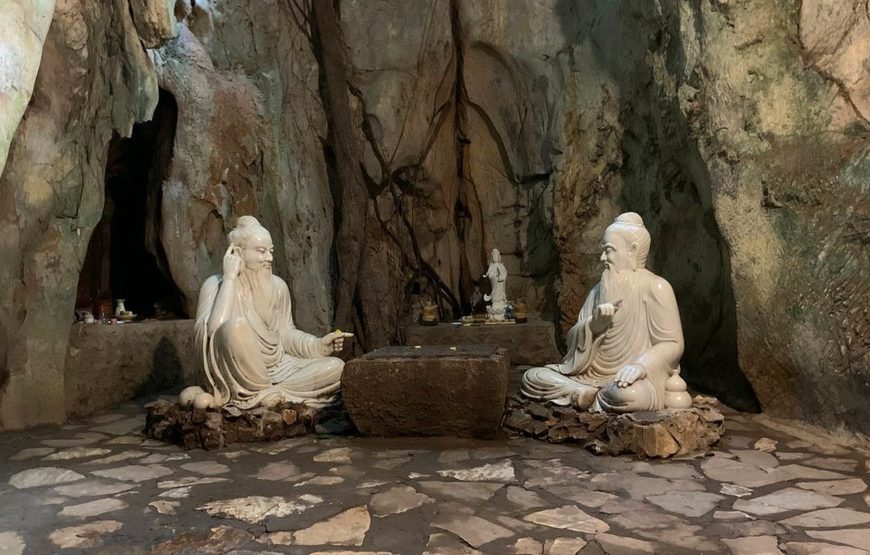 From Hoi An – Marble Mountains – Monkey Mountain – Am Phu Cave – Da Nang By Night & Han River Cruise