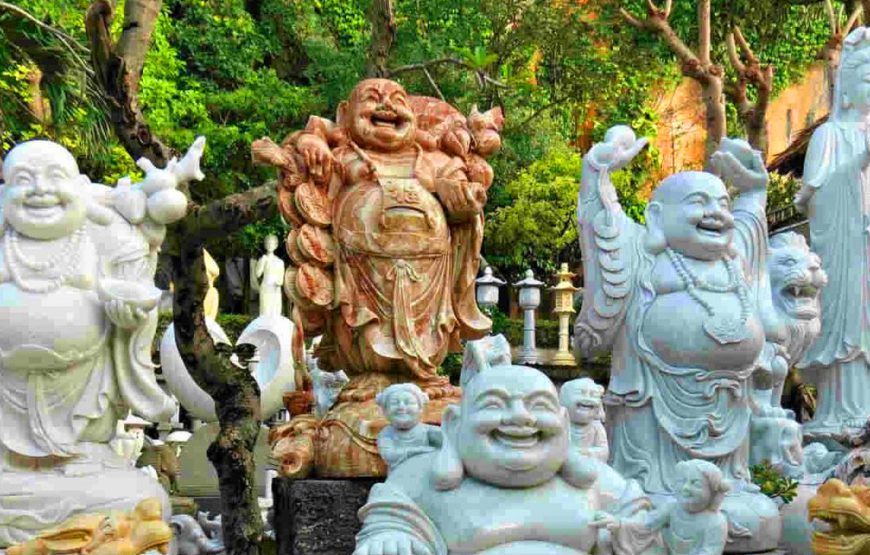 From Hoi An – Marble Mountains – Monkey Mountain – Am Phu Cave – Da Nang By Night & Han River Cruise