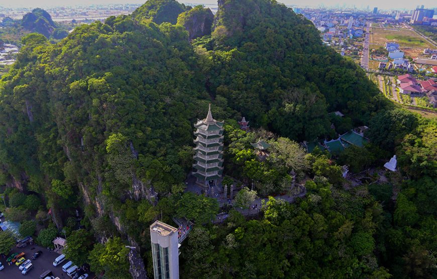 From Hoi An – Marble Mountains – Monkey Mountain – Am Phu Cave – Da Nang By Night & Han River Cruise