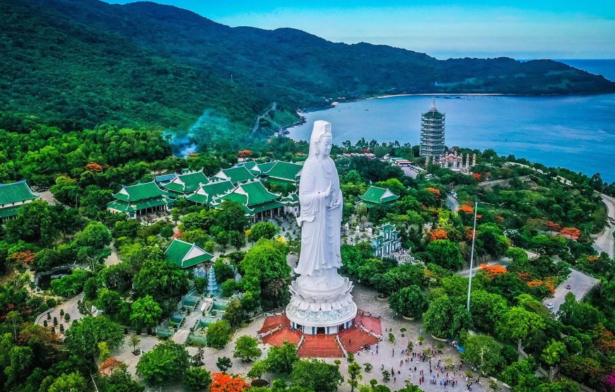 From Hoi An – Marble Mountains – Monkey Mountain – Am Phu Cave – Da Nang By Night & Han River Cruise