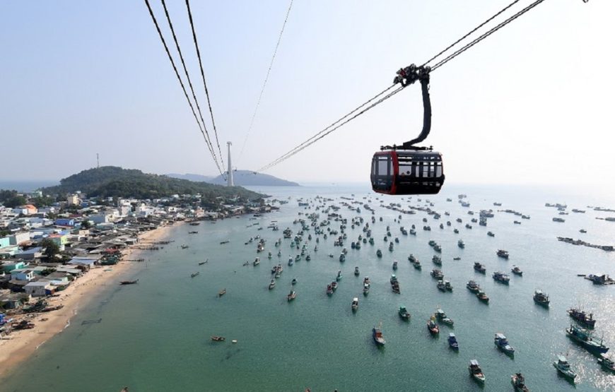 4 ISLANDS TOUR &  Hon Thom Cable Car – Aquatopia Water Park – Hon Xuong (or Hon Buom) – Hon Gam Ghi – Hon May Rut Trong
