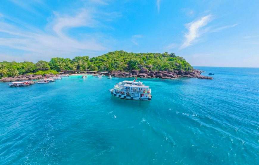 FISHING & SNORKELING 2 ISLANDS BY BOAT Xuong island (or Gam Ghi Island) and May Rut Trong island