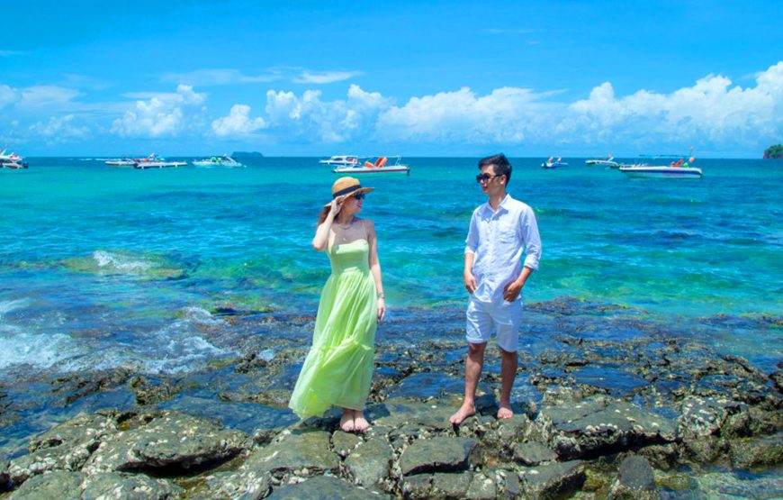 FISHING & SNORKELING 2 ISLANDS BY BOAT Xuong island (or Gam Ghi Island) and May Rut Trong island