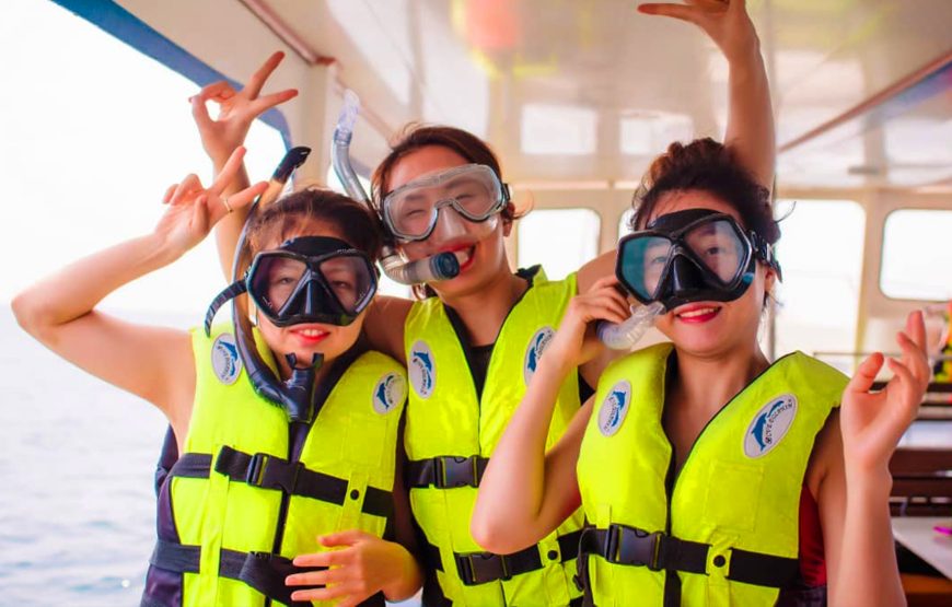 FISHING & SNORKELING 2 ISLANDS BY BOAT Xuong island (or Gam Ghi Island) and May Rut Trong island