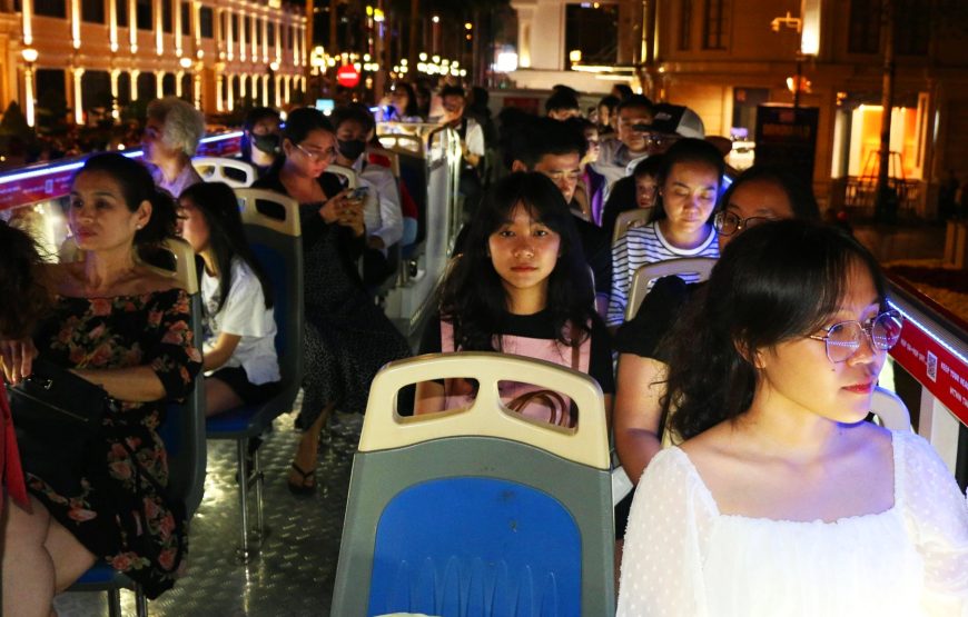 Sunset Tour & City’s Night Adventure by Water Bus and Bus Double Decker