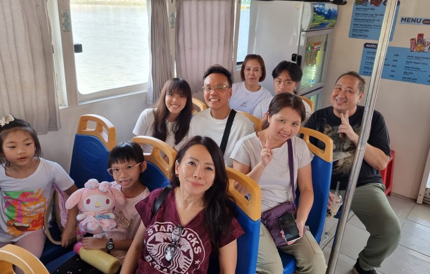 Sunset Tour & City’s Night Adventure by Water Bus and Bus Double Decker